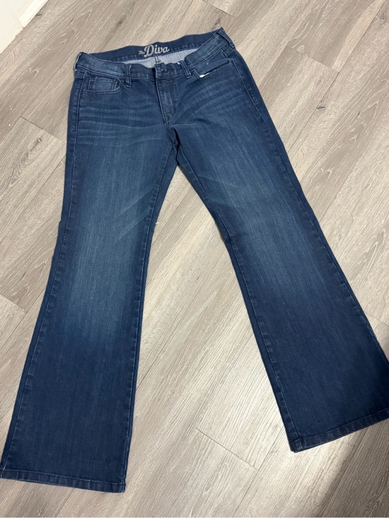 Old Navy Denim - Old Navy “The Diva” Dark Blue Flare Jeans size 8